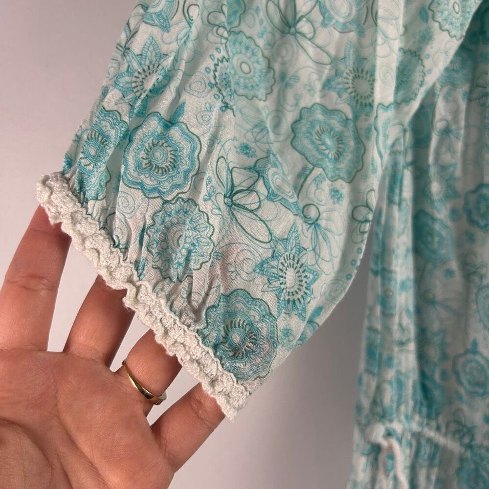 Poupette St Barth Drop Waist Mini Boho Dress - Picture 6 of 8